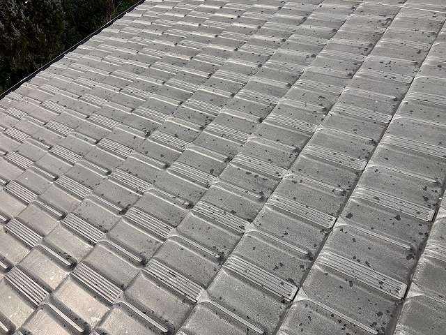 確認を実施した平板瓦の様子